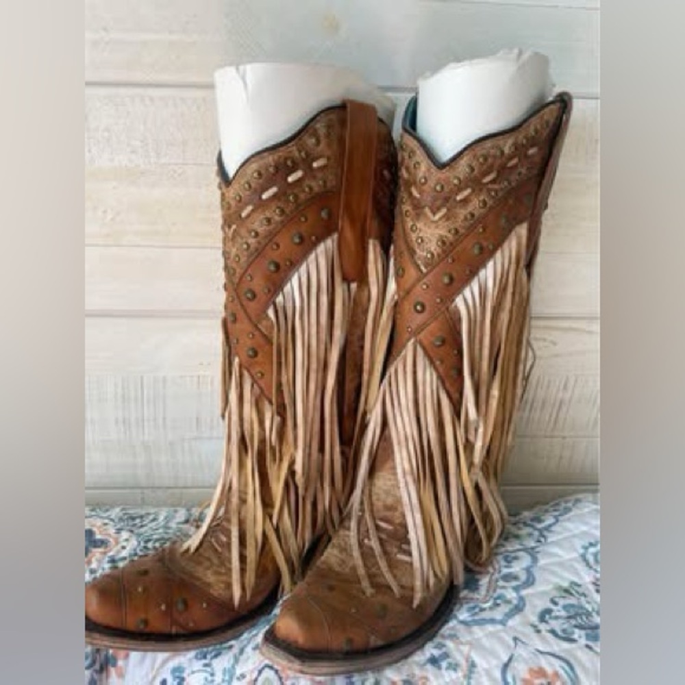 Corral Fringe Boots